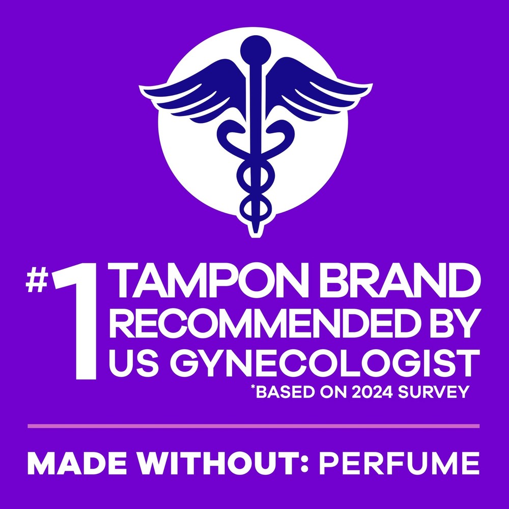 Radiant Tampons Regular Absorbency, Unscented, 28 Count