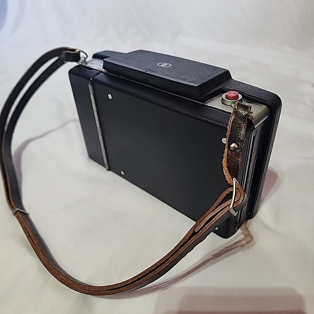 Polaroid Land Camera Automatic 100 Foldable Strap Untested As-Is