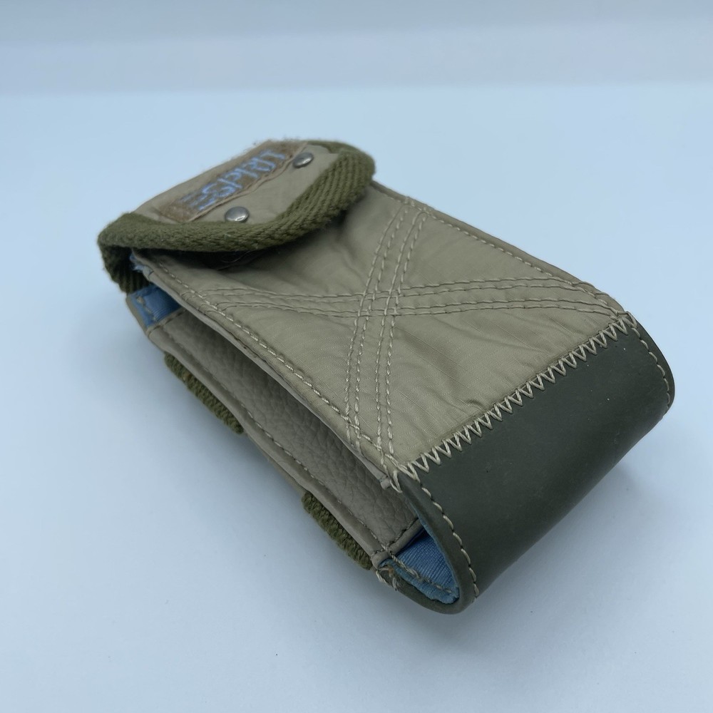 Esprit Cell Phone Mobile Case Size 5”x3” Tan Light Blue