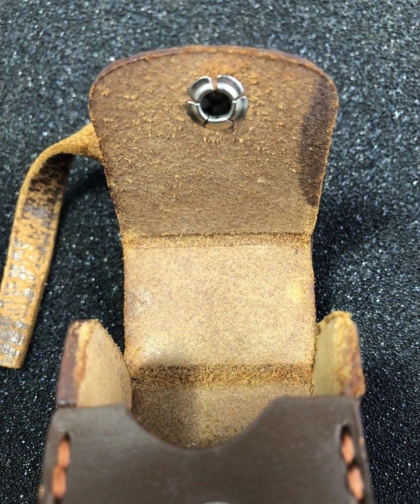 Vintage Tower Light Meter with Leather Case