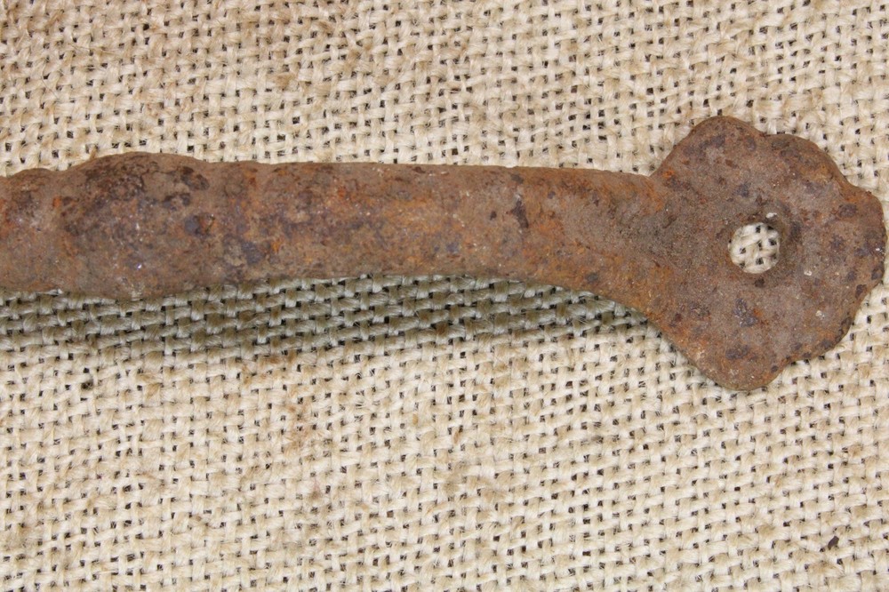 Old Thumb Latch Screen Door 6 1/8” Handle Pull Barn Very rusty Rustic Texture