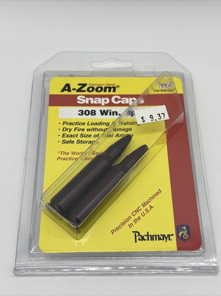 A-Zoom Precision Metal Snap Caps 308 Win. (2pk)