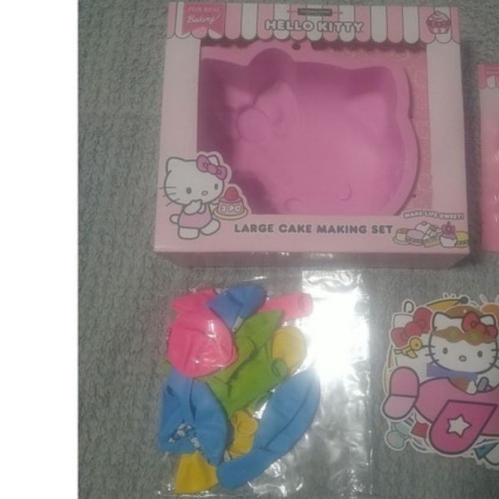 Hello Kitty Party Decor,Silicon Cake Pan Set