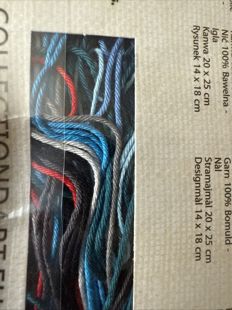 Rto Printed needlepoint tapestry 20x25 Cm Kit With Floss