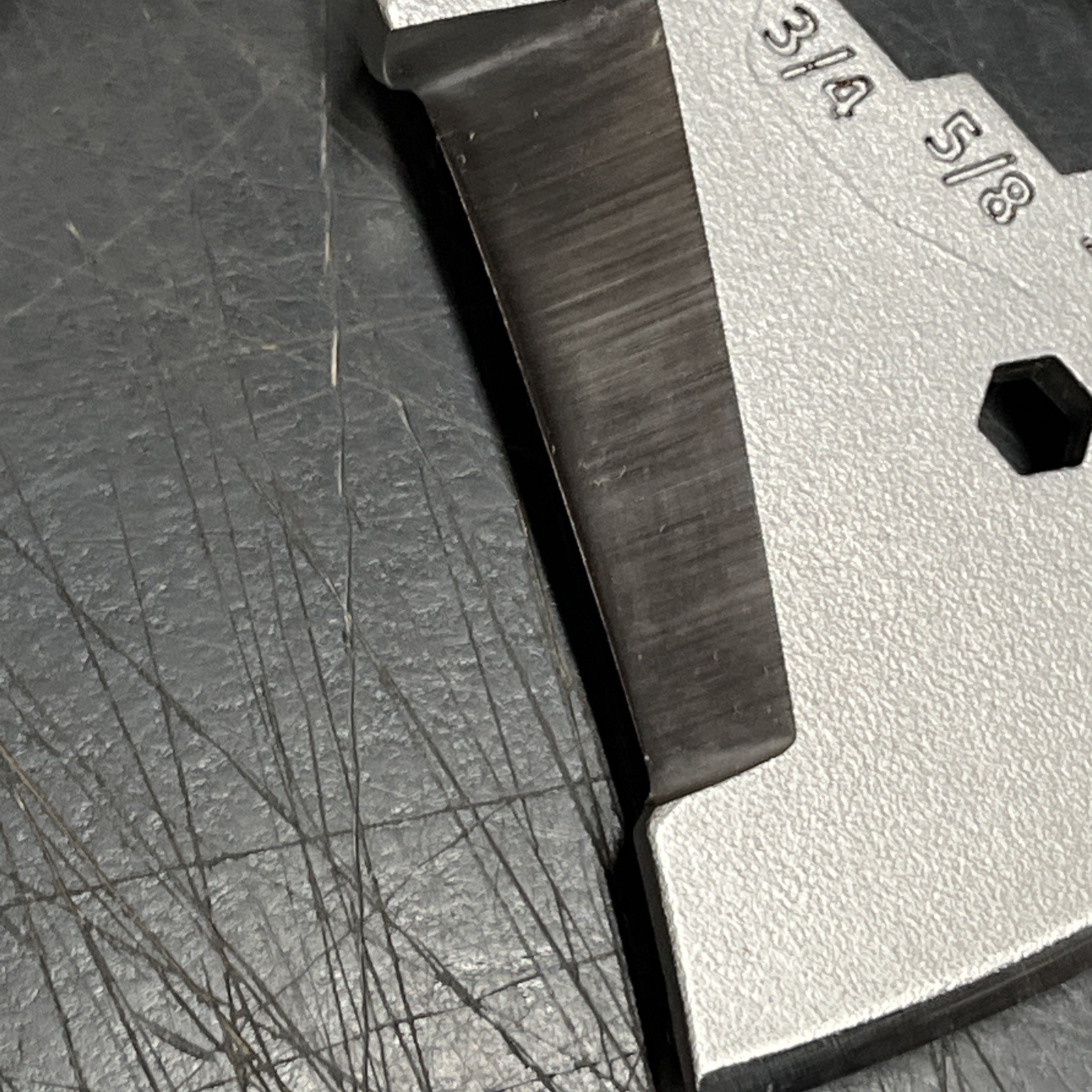 Klecker KLAX Lumberjack 3.75" Stainless Steel Axe Head Multi-Tool -Wooden Handle