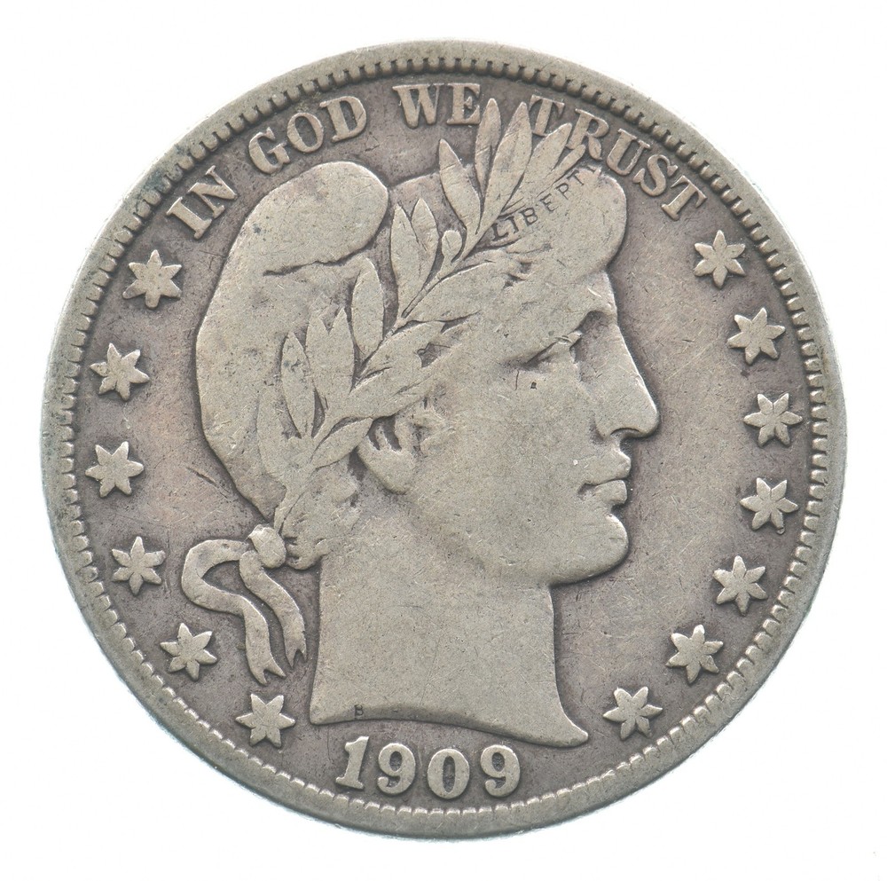 1909-S Barber Half Dollar *9084