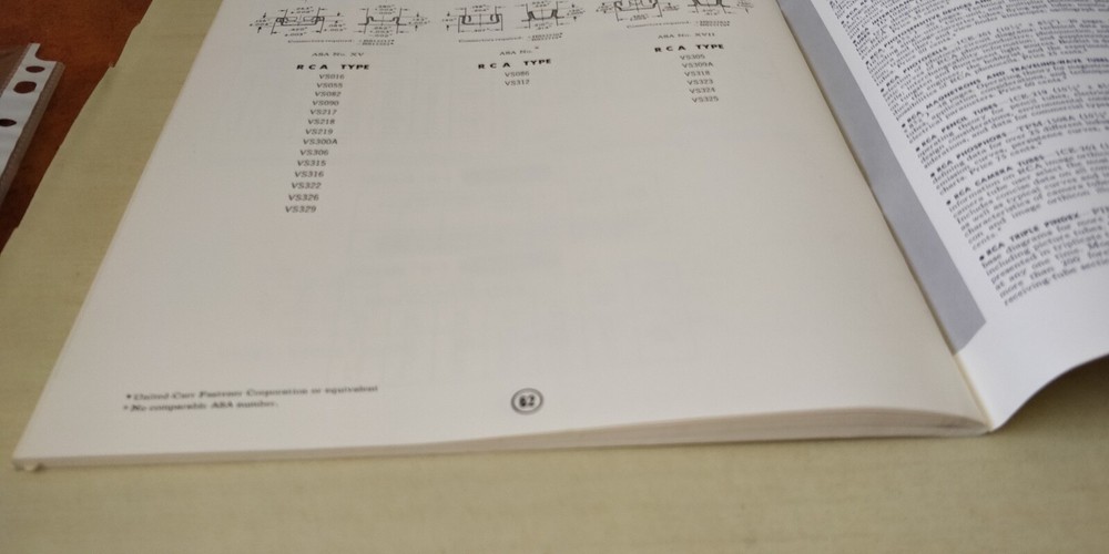1962 RCA Battery Manual - Technical Specifications