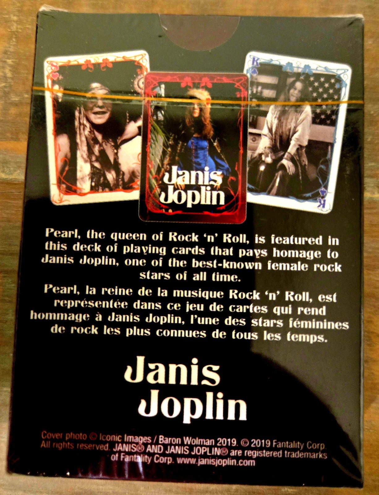 JANIS JOPLIN COLLECTIBLE PLAYING CARDS