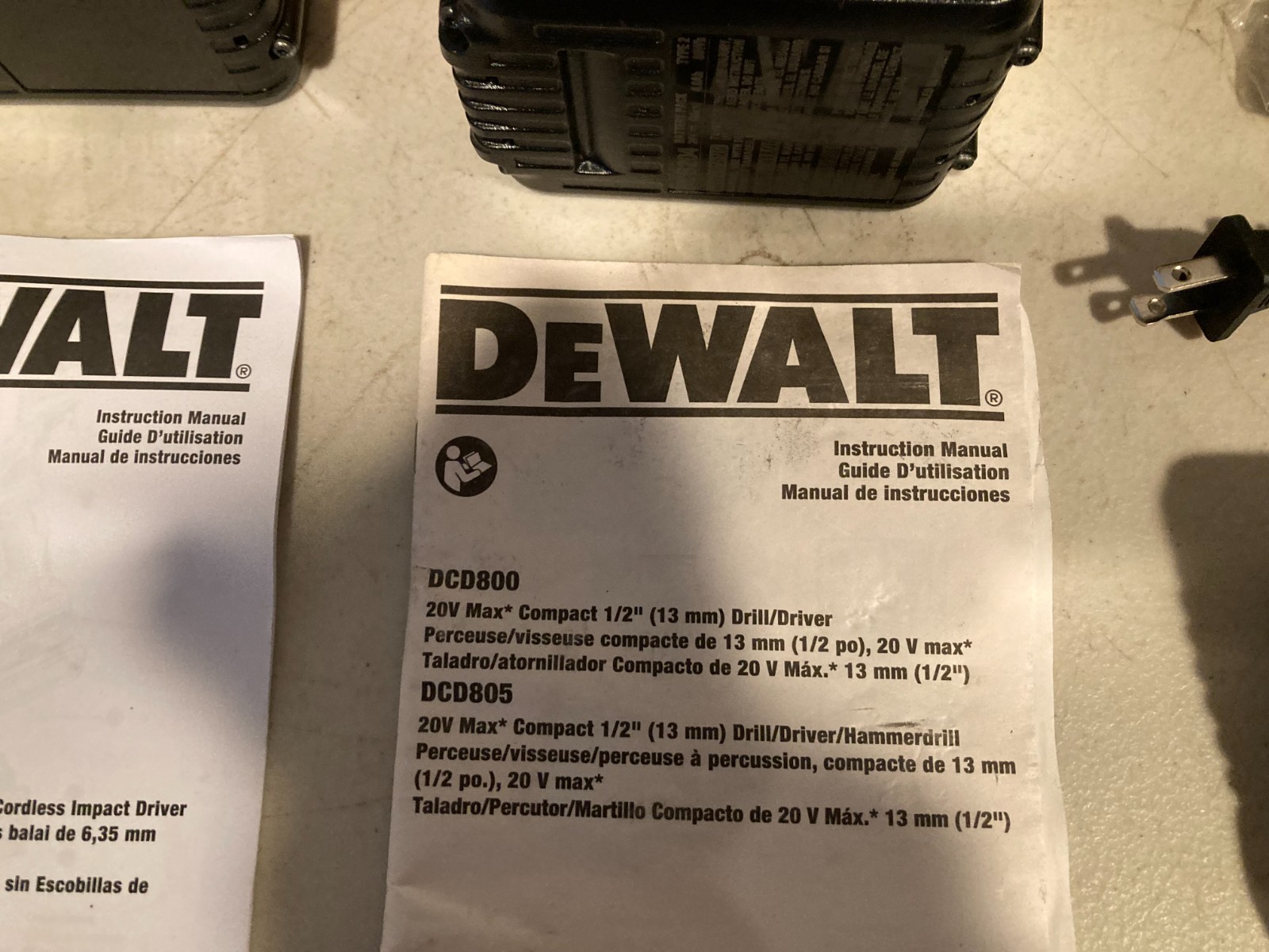 DeWalt 20V Max XR Brushless 2-Tool Combo Kit DCD800 DCF850 (2) 4Ah Batts w/Bag