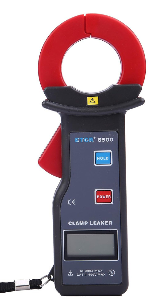 High Accuracy 6500A Clamp Meter with USB Interface for AC Leakage Testing