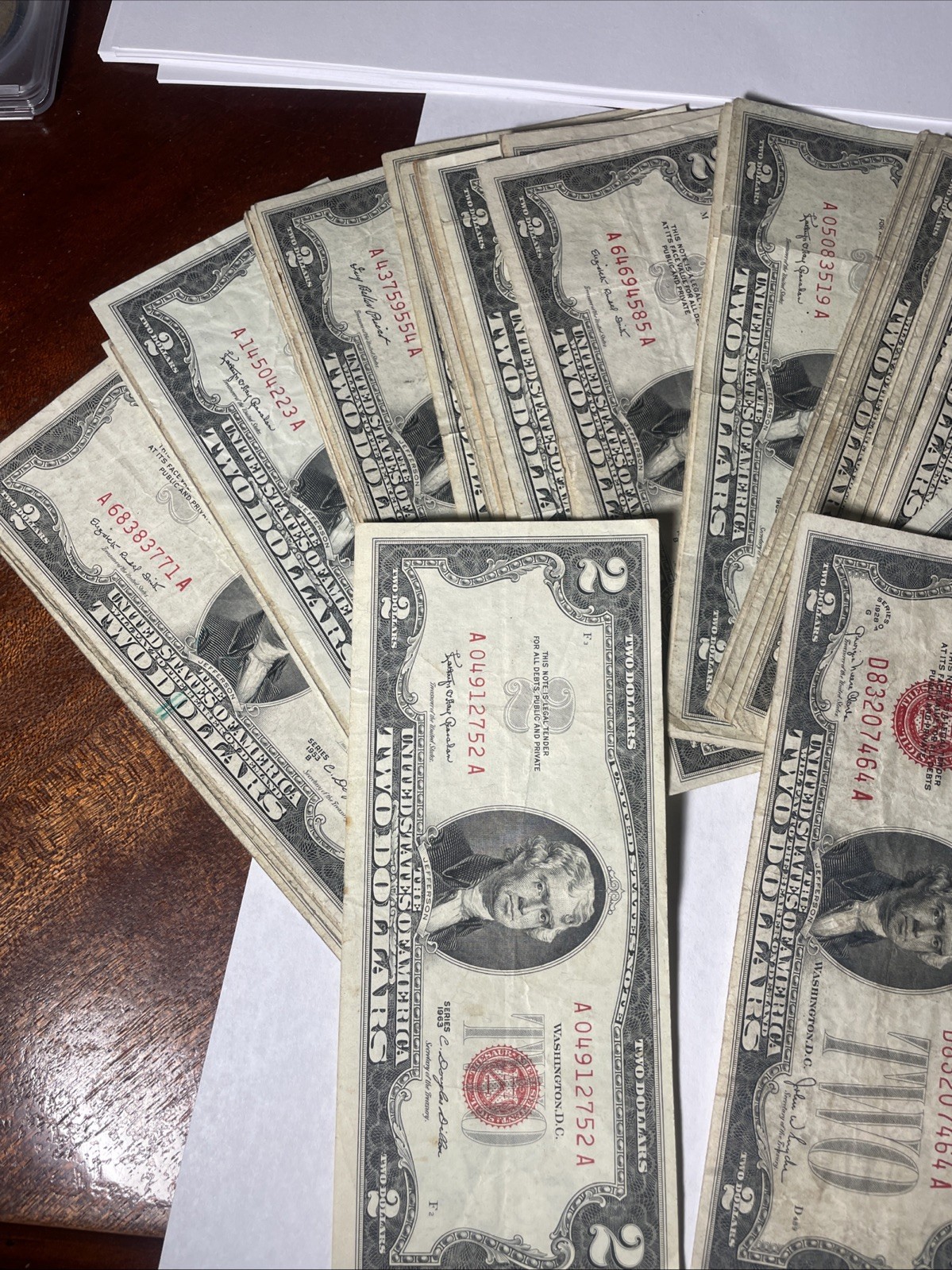 2 Dollar Red Seals ~ $2 Bill G-XF _ Collectible Currency PLEASE READ DESCRIPTION