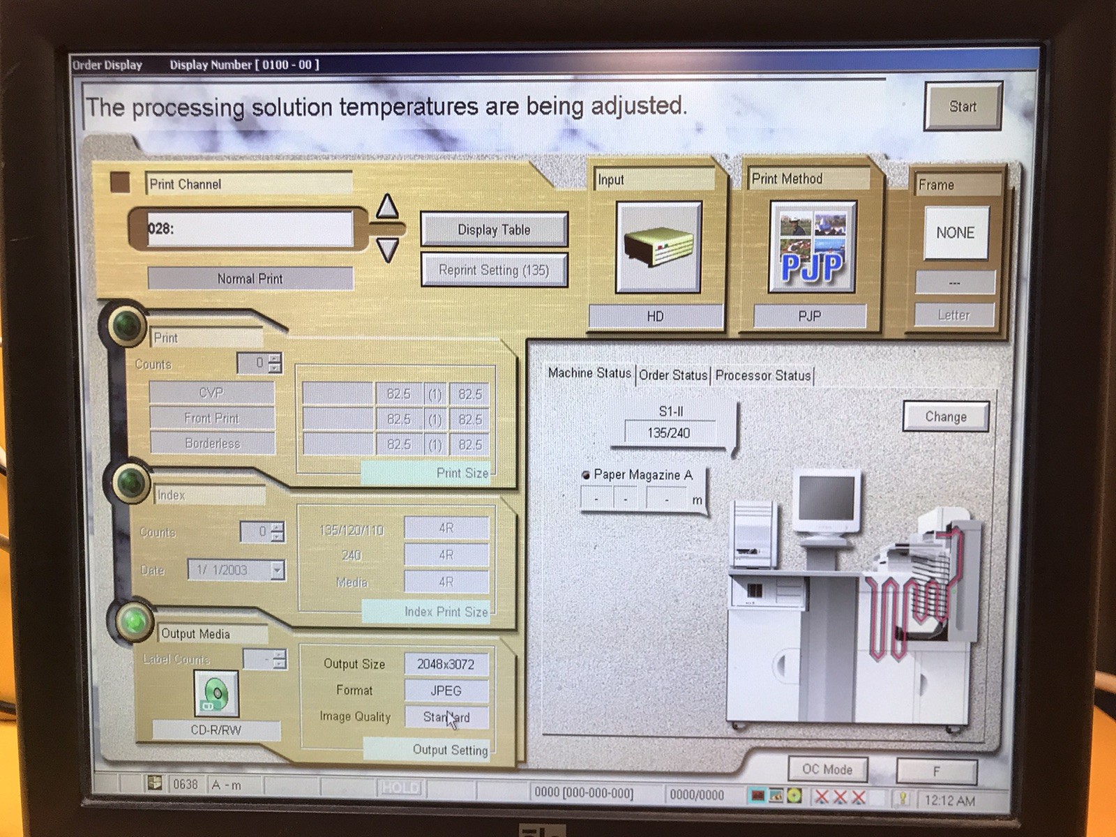 Noritsu QSS 3501 PC Assembly
