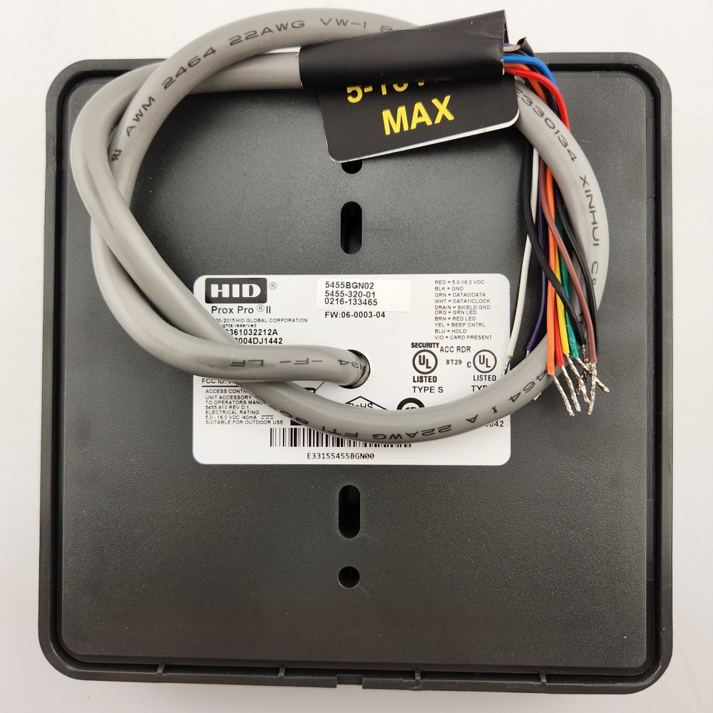 HID PROX PRO II Wall Switch Proximity Reader Security Access - 5455BGN02