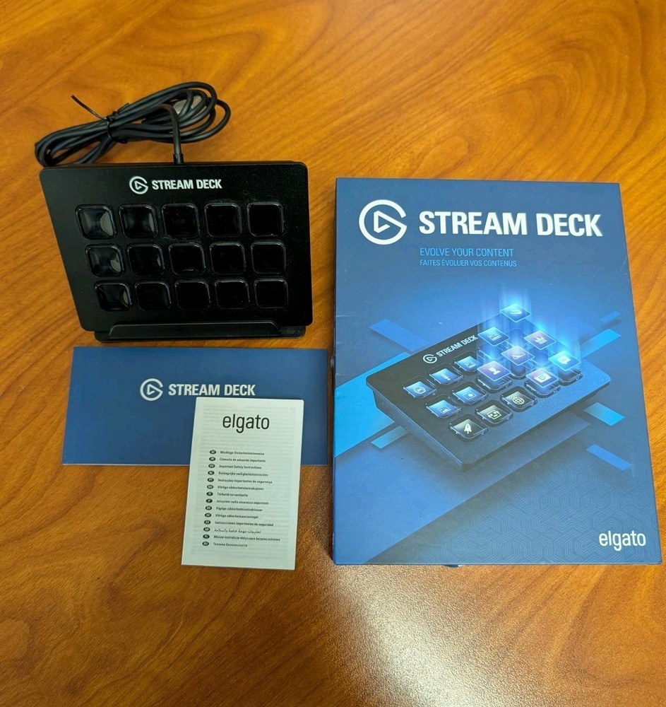 Elgato Stream Deck Live Content Creation Controller - Black, 15 Keys