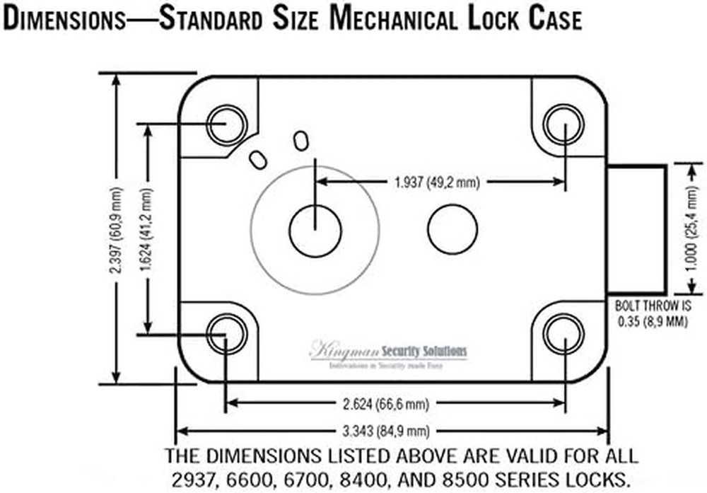 6730-100 Safe Lock Kit by