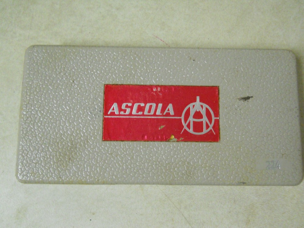 Ascola Engineering Drafting Tools #224 w/ Case