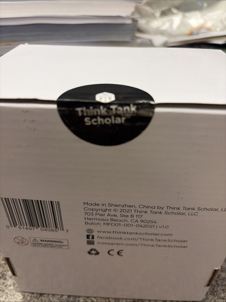 Think Tank Scholar Math Flash cards & Dice Bundle (multiplication & division)