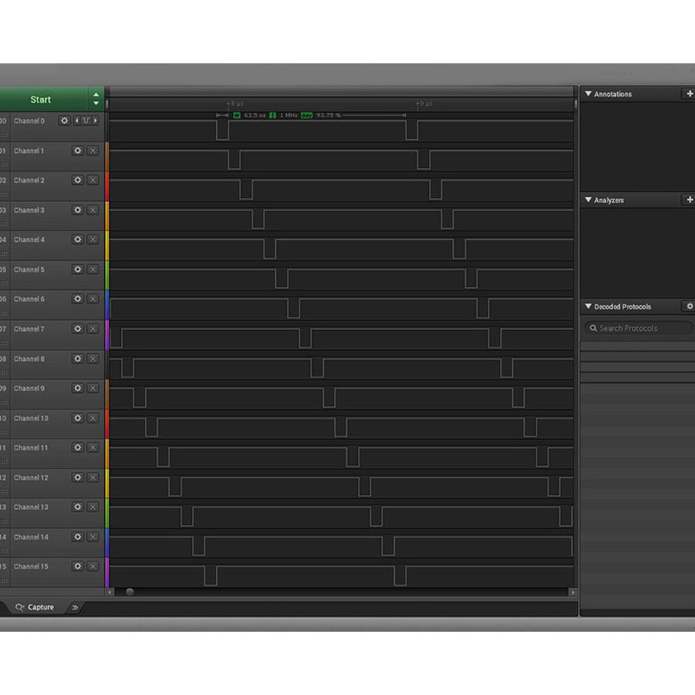 Logic Analyzer 100M Sampling Rate Compact USB Logic Analyzer Tool Supply Part