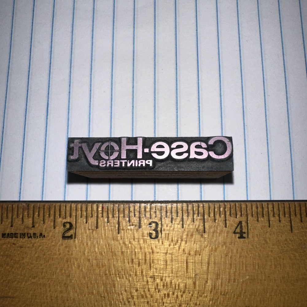 Printing Block ( Case. Hoyt Printers )