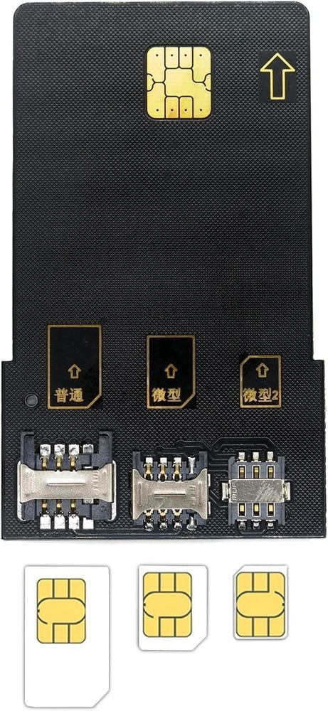 Versatile SIM Card Tools: LTE Programming Kit with 5 USIM Cards & Adapter