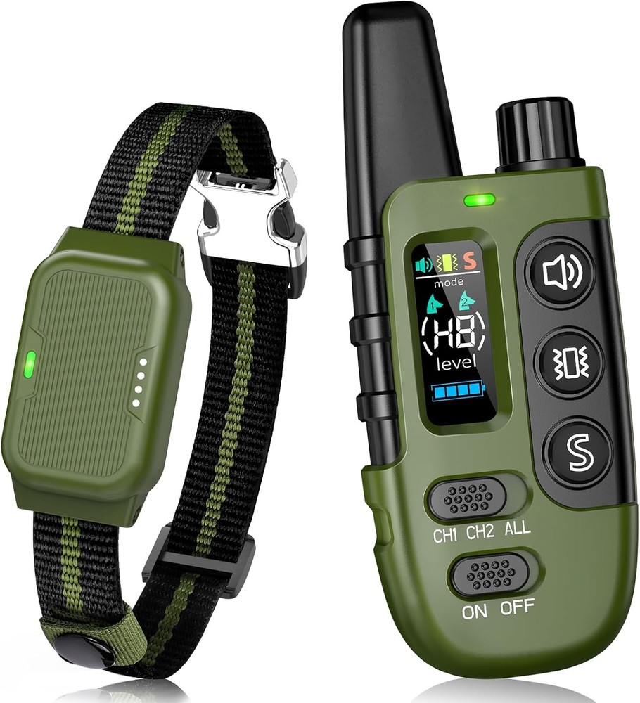 Waterproof Dog Training Collar - Remote Control, 3 Modes (Beep, Vibration, Stati
