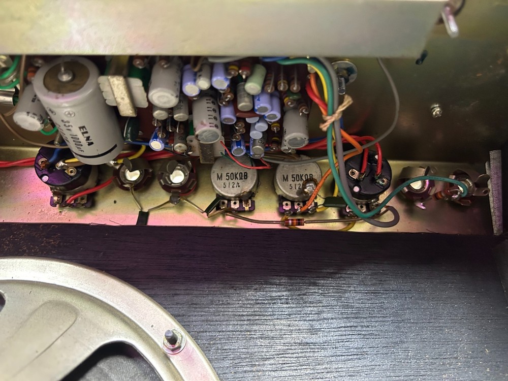 Vintage Teisco Solid State Reverb & Tremolo Checkmate 88 Combo Amp