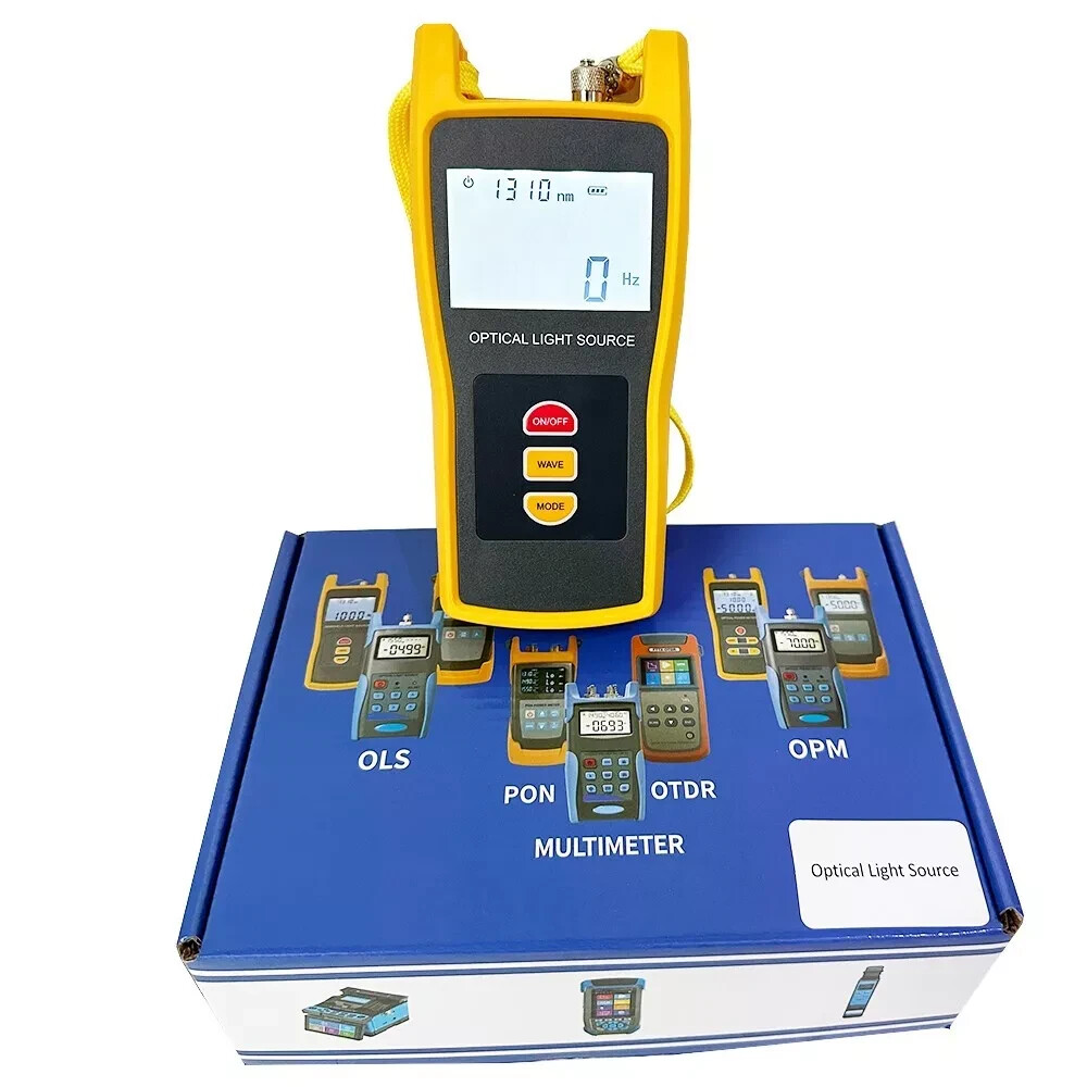 Handled Optical Light Source Optical Laser Source 850/1300nm FTTH Testing Tools