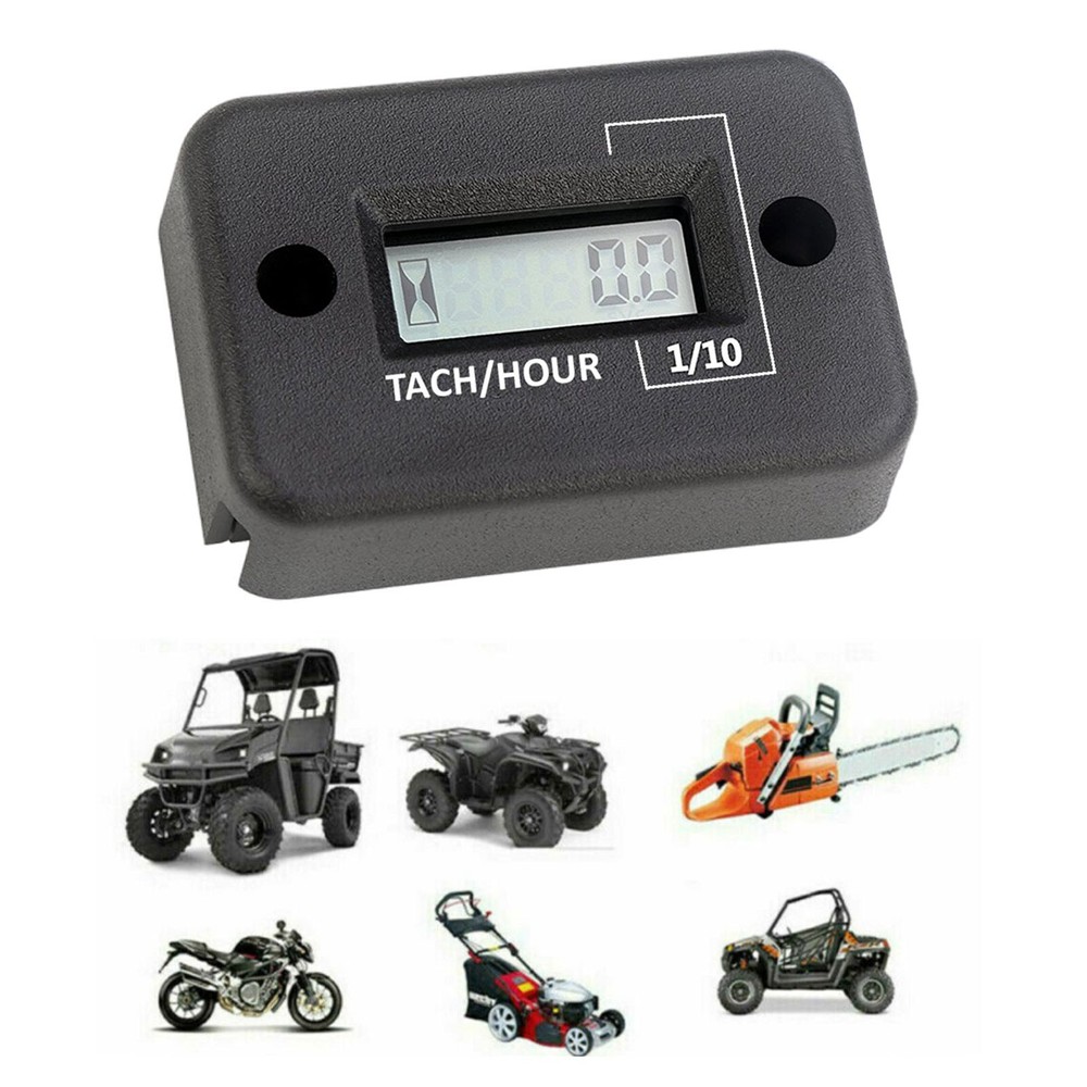 Tachometer Digital Inductive Hour Meter Engine Tachometer For Motorcycle Boat