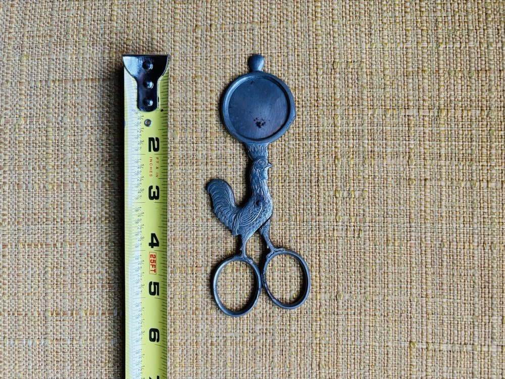 Vintage Rooster Shaped Egg Scissors