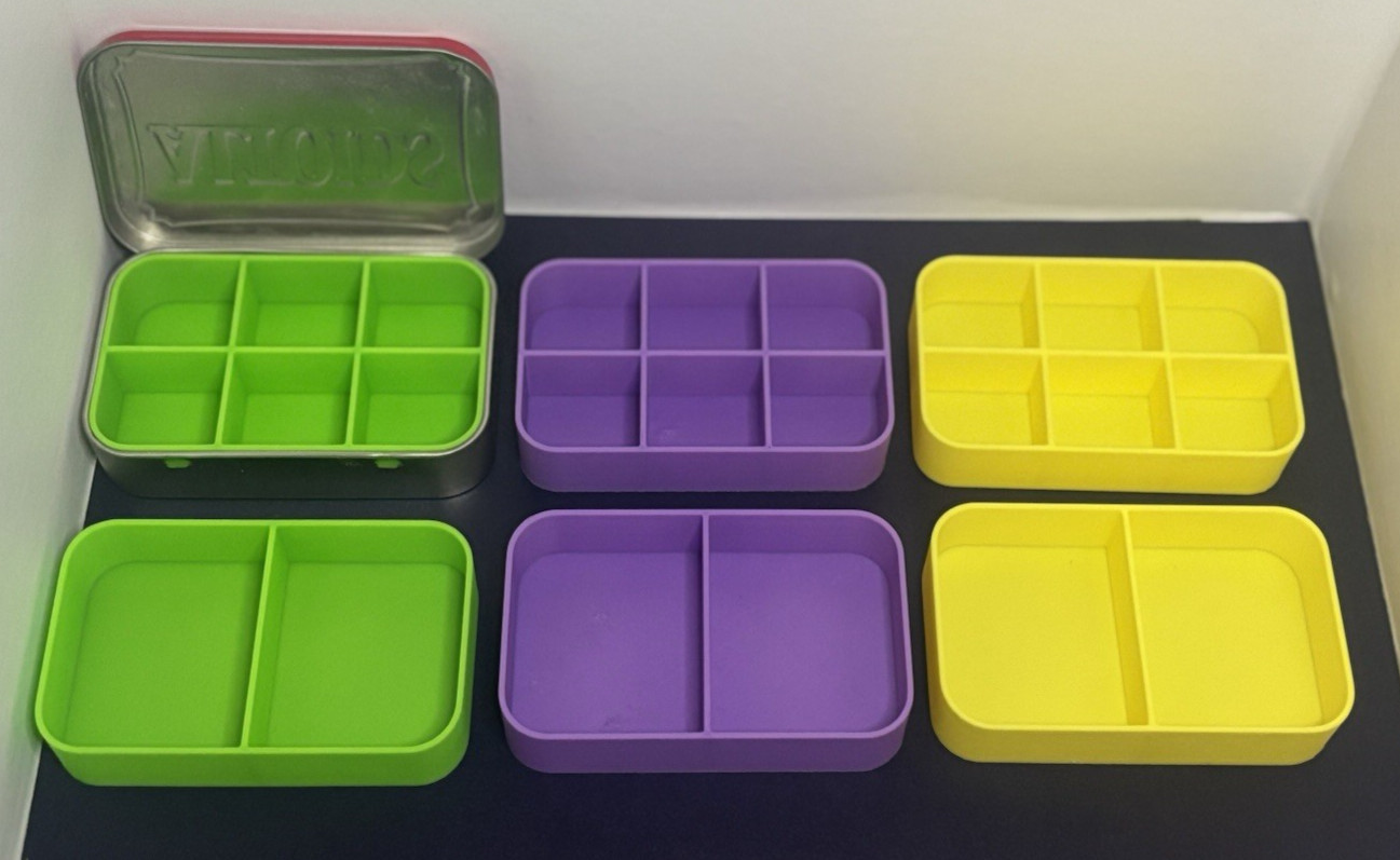 2 pack Altoids Tin Organizer/Inserts