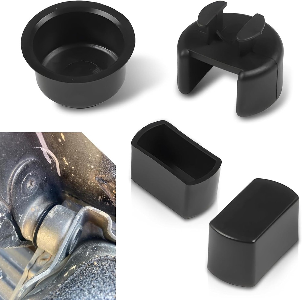 4 PCS Tailgate Hinge Pivot Bushing, ABS Rust-Proof Insert for Left Right Beds an