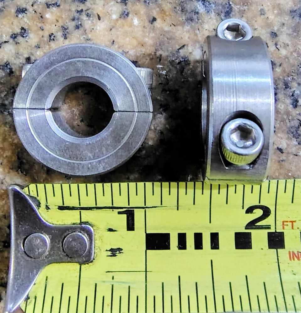 🗽1/2" ID LOCKING COLLARS MACHINIST/TOOLMAKER 2 Pcs