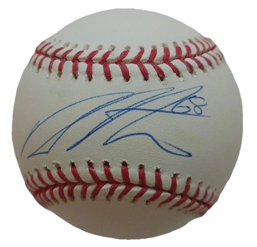 Dellin Betances Autographed baseball JSA