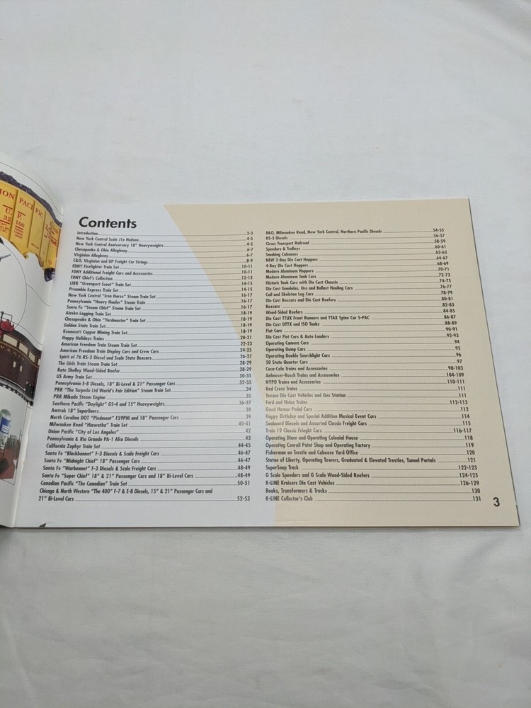 Set Of (2) 2002 Kline Train Catalogs First And Second Edition