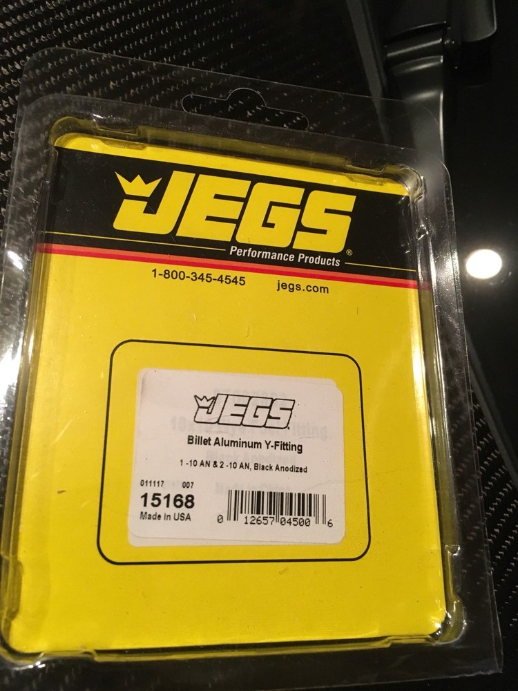 JEGS Performance Products 15168 Y-Fitting Single side: -10AN