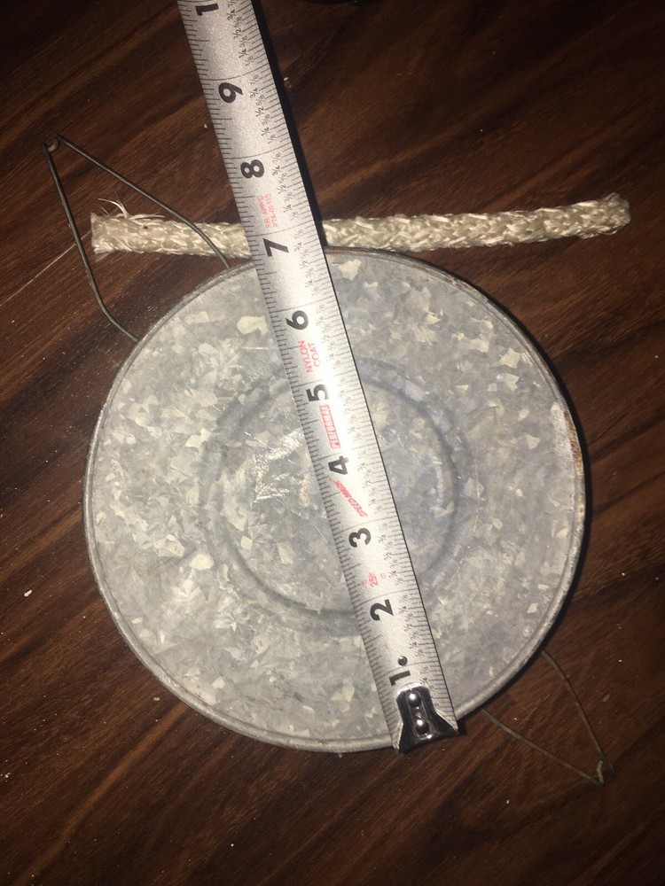 Vintage Unique Primitive Tin Barn Lantern