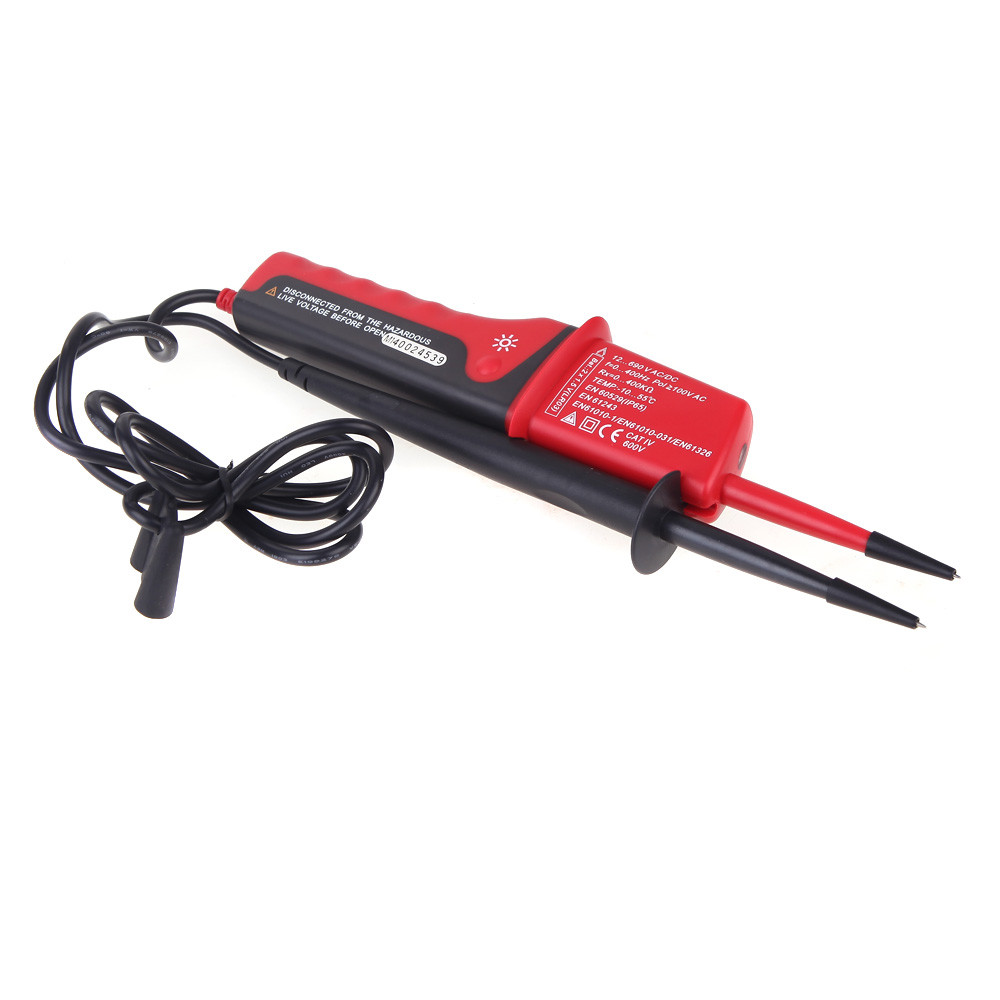 UT15C LED LCD 12-690V Voltage Tester Display AC/DC Voltage Continuity Test