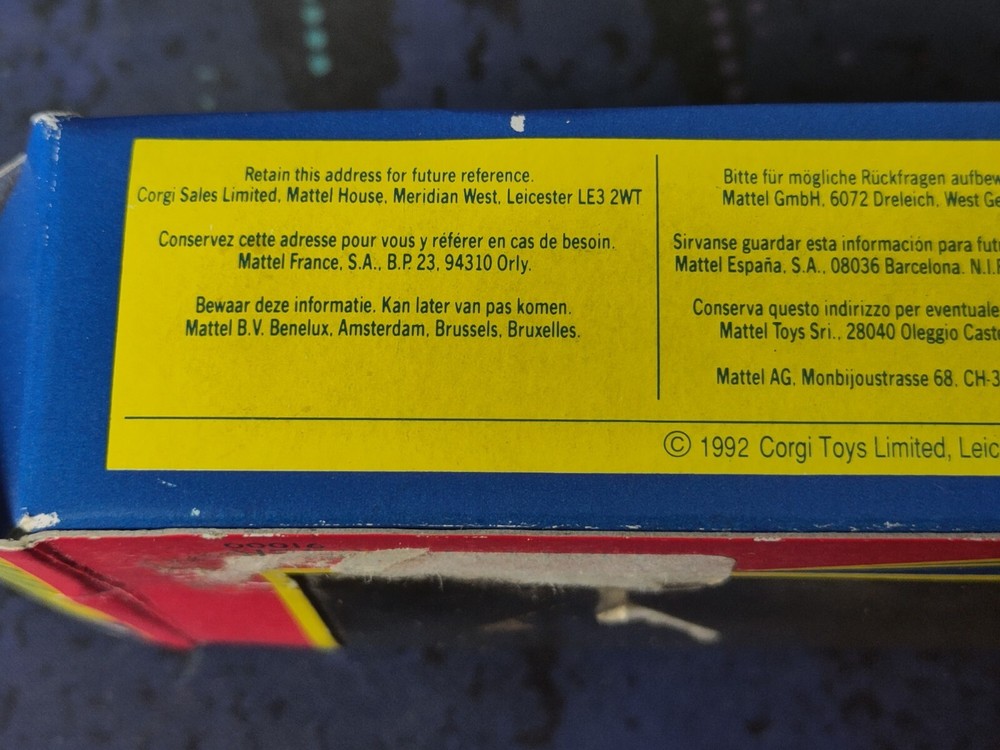 Corgi Man-Perrier Van 91000