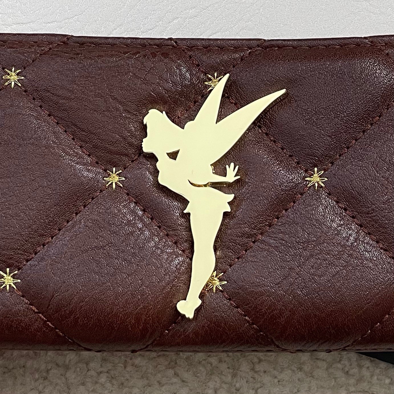 Loungefly Disney Peter Pan Tinker Bell Quilted Wallet