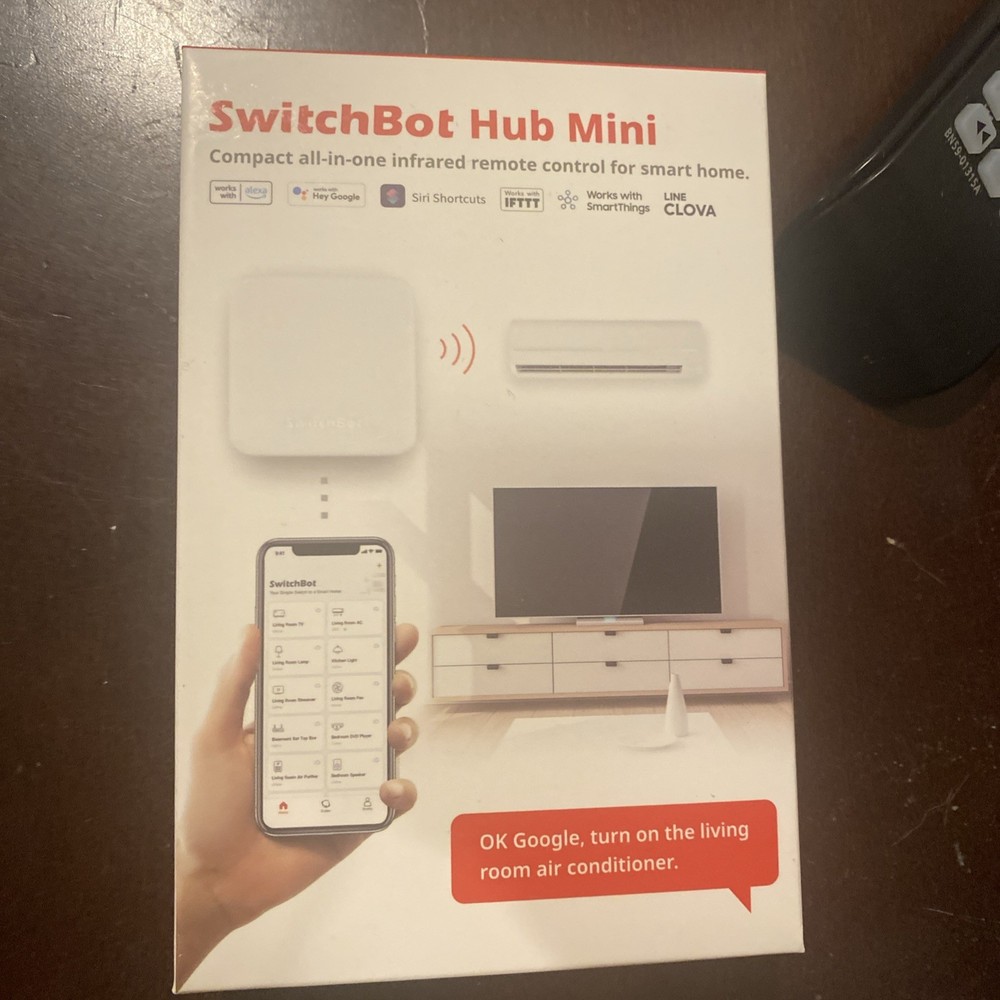 SwitchBot Hub Mini Wi-Fi Home Appliances Smart Remote Control - White