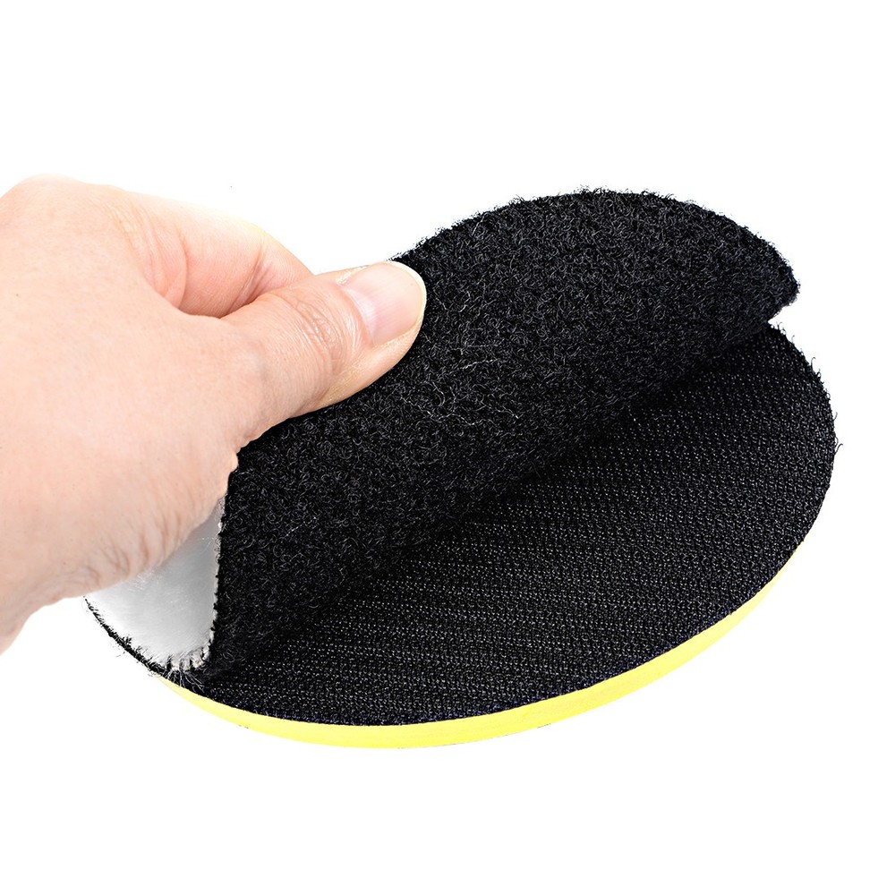 6-Inch Wool Polishing Pad Hook and Loop Buffing Wheel 8 Pcs