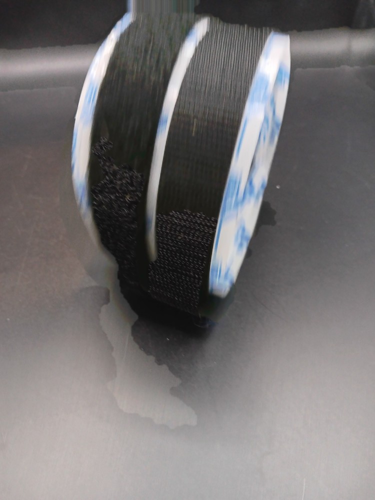 3/4 Inch Wide Hook & Loop Tape, White & Black