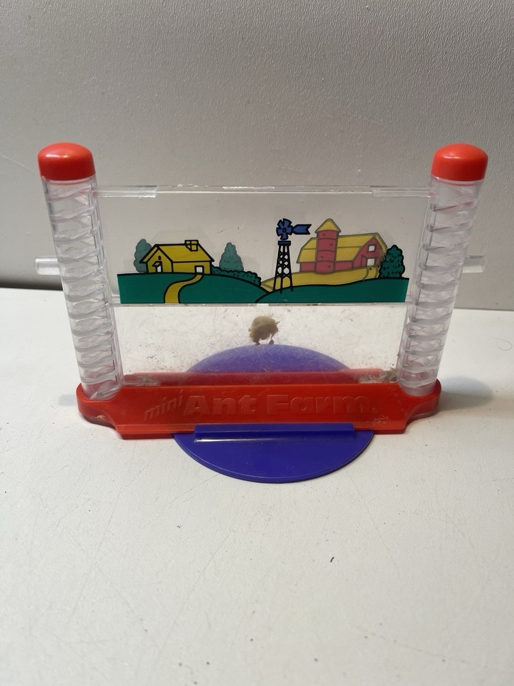 Uncle Milton's Mini Ant Farm Red Stackable & Connectable