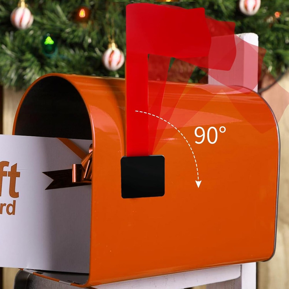 Easy-Install Mailbox Flag Replacement Kit - Upgrade Your with a red