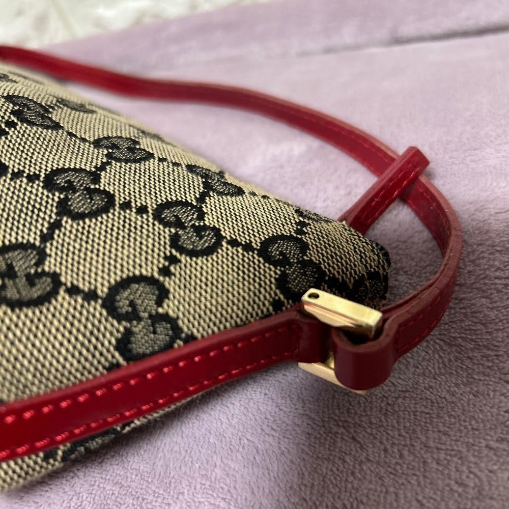 Gucci Accessory Pouch GG Canvas Handbag