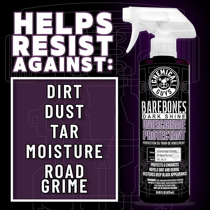 Chemical Guys - Bare Bones Undercarriage Spray (16 oz) (2 Pack)