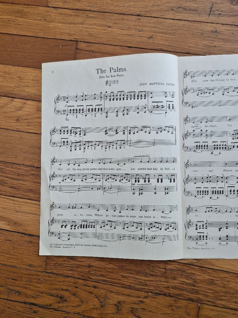 VTG Religious Spiritual Church Sheet Music