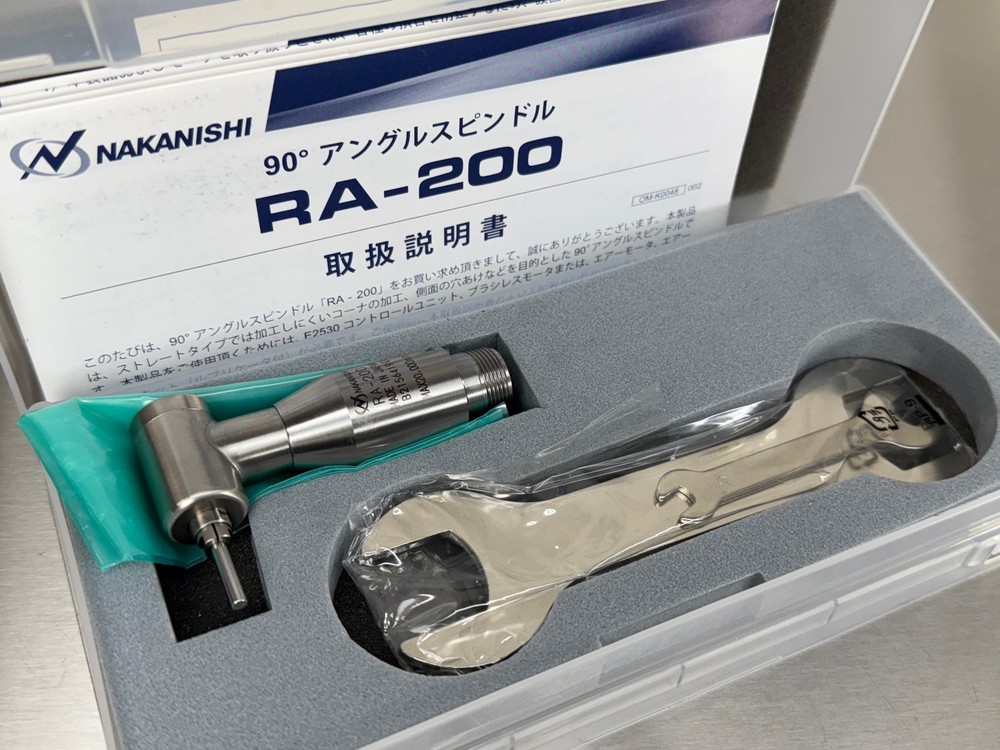 Nakanishi RA-200 Spindle Angle Type 90° Motor Spindle 1075