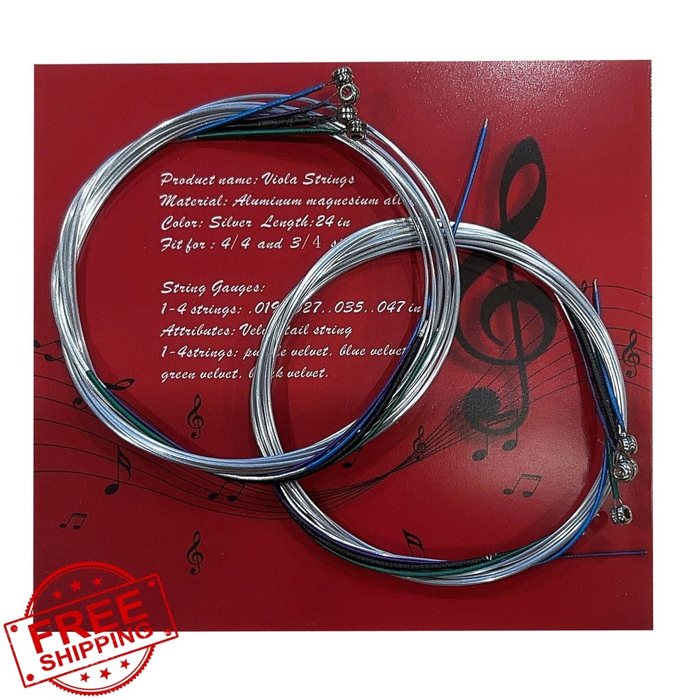 Lykos Viola Strings Set, 16", A D G C, Rich Tone
