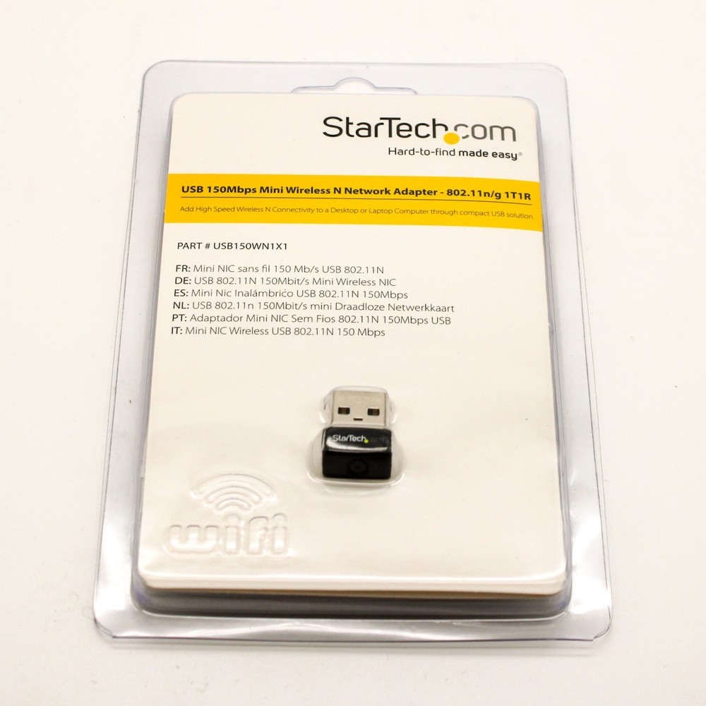 StarTech.com USB150WN1X1 Wireless N Network 150Mbps USB WiFi Adapter